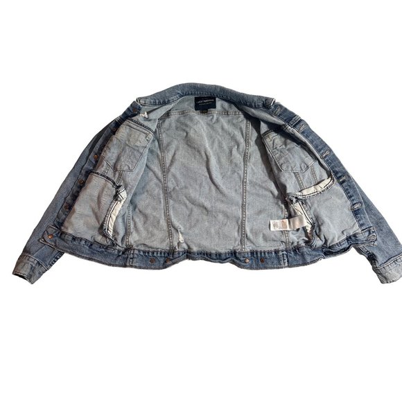 LUCKY BRAND light blue Denim long sleeve Jacket S/P - Picture 6 of 8